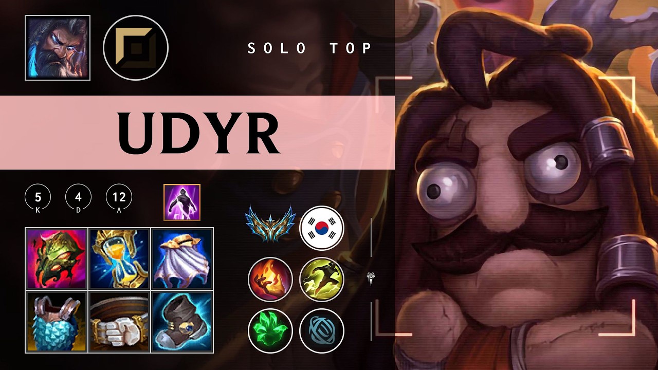 Udyr Top vs Lissandra - KR Challenger Patch 26.04