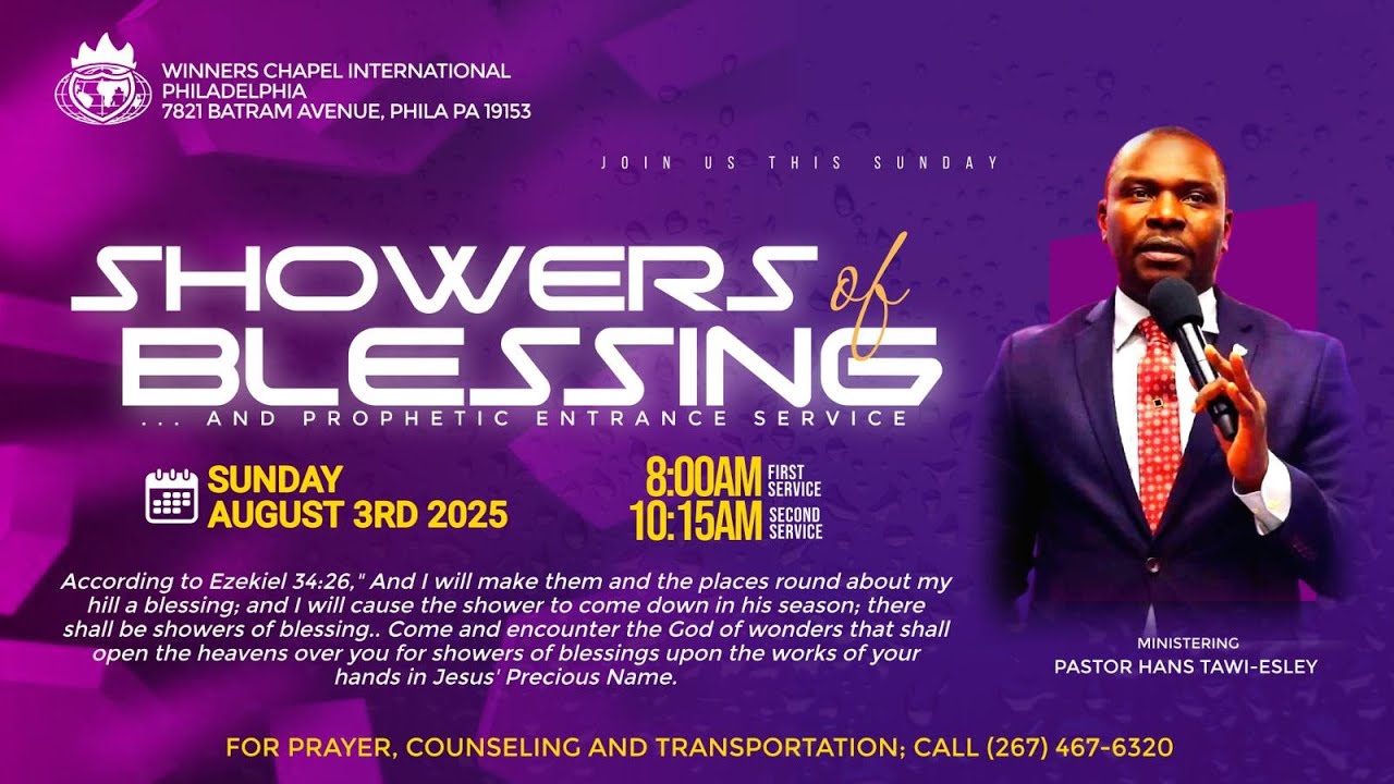 COVENANT SHOWERS OF BLESSINGS 2ND SERVICE| AUGUST 3, 2025