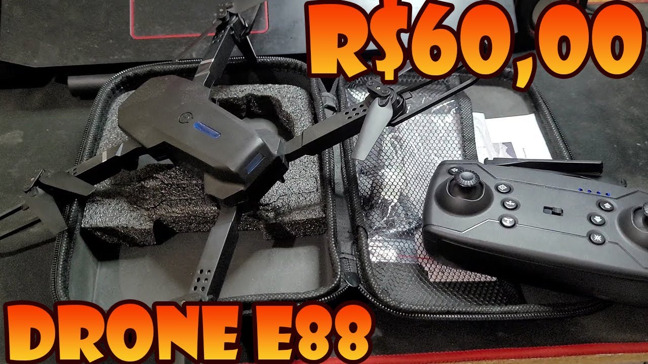 Paguei 60 REAIS e um baita DRONE | Drone e88