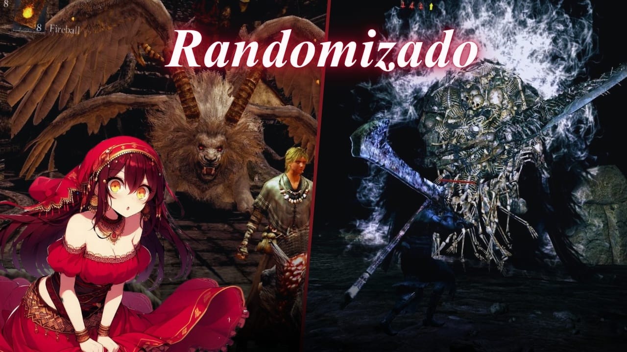 Dark Souls 1 - Eu vou zerar o 3x PIOR o randomizado / depois Re2 Remake