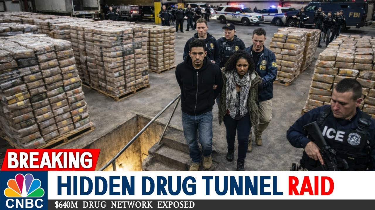 FBI & ICE Raid Hidden Tunnel Beneath Beverly Hills Estate $640M Drug Network Exposed