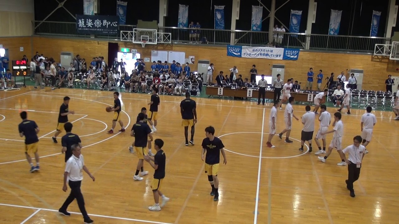 2017年 バスケットボール男子 1回戦 福島南高校 駒澤大学付属苫小牧×北陸