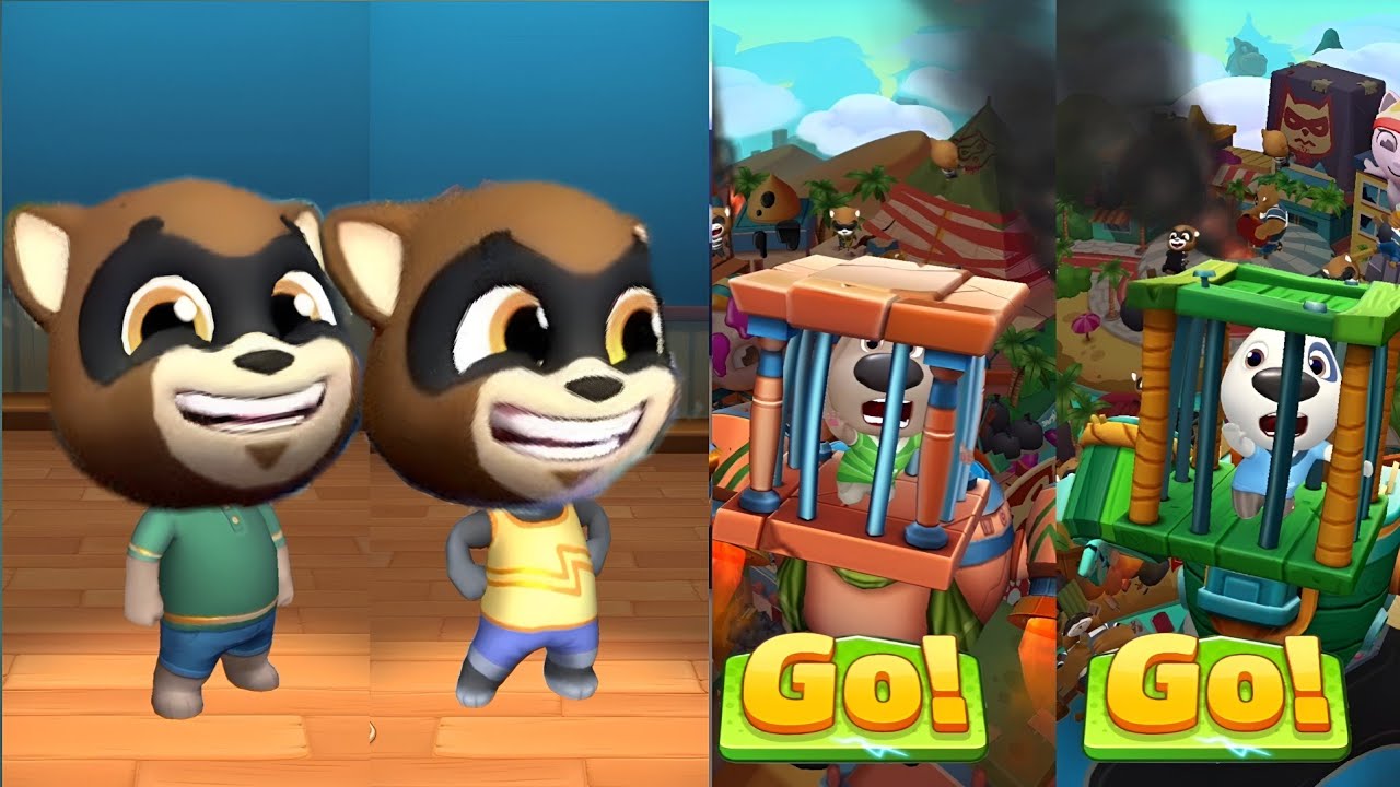 Talking Tom Time Rush FULL Boss Battle – New Raccoon Traps vs Heroes Ultimate Super Crystal 