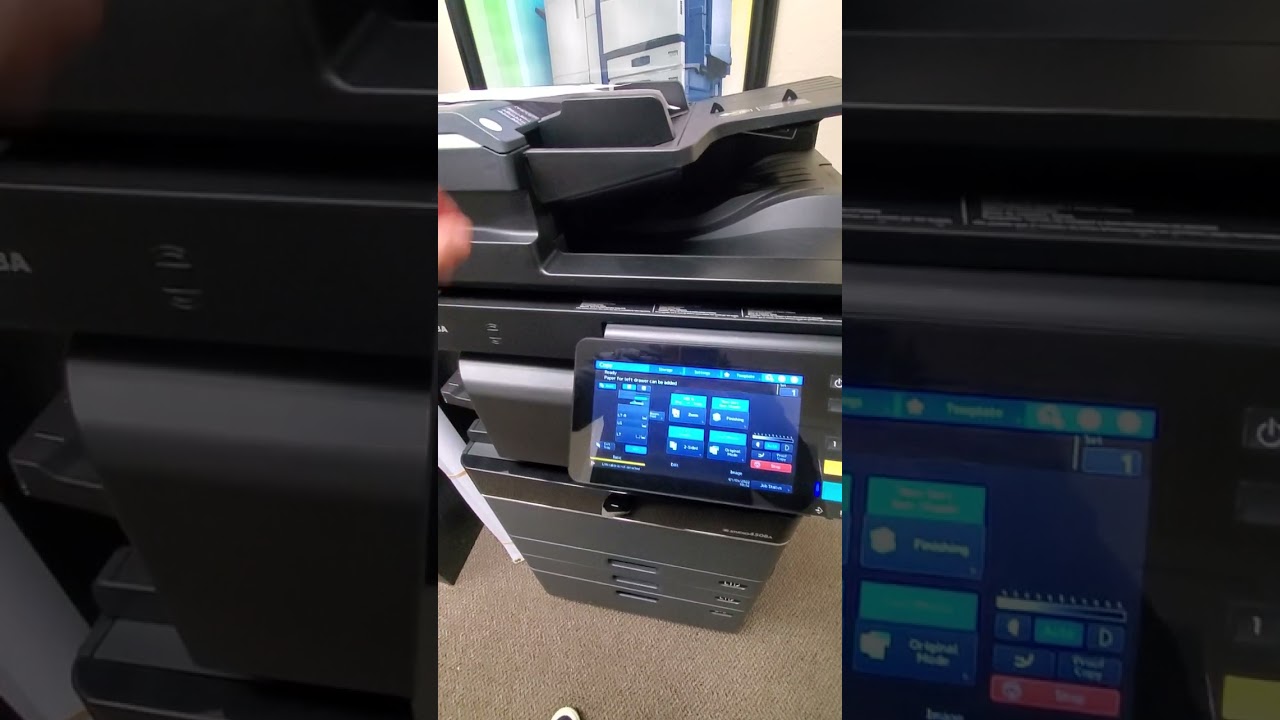 Toshiba e-Studio copying mix originals