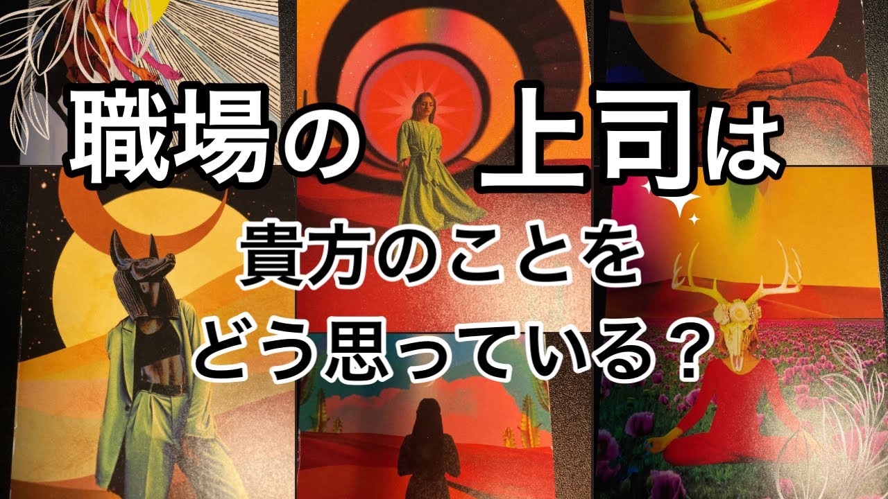 【仕事タロット】職場の上司は貴方のことをどう思っている❓👩🏻‍💼👩🏻‍💻　貴方目線と上司目線の2通りで占いました🫣🔮