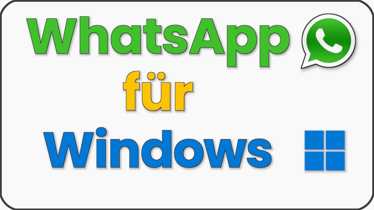 Whatsapp PC Desktop App für Windows | mit Handy verknüpfen