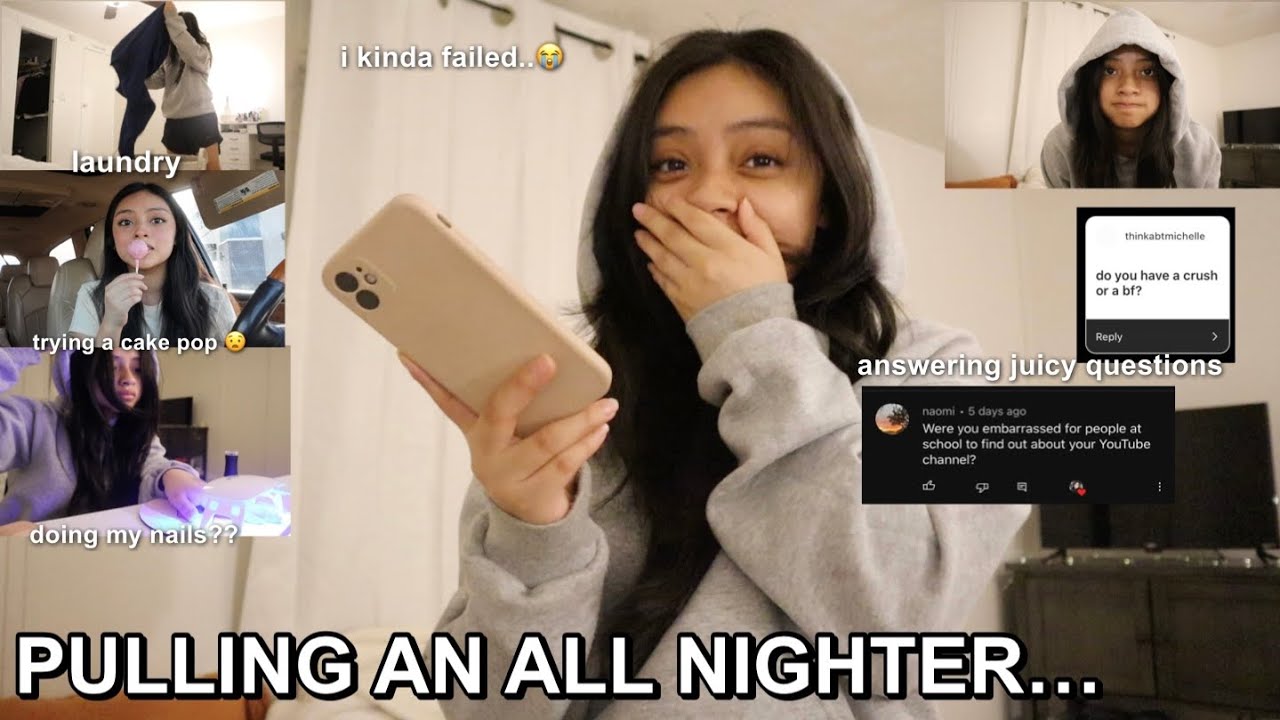 PULLING AN ALL NIGHTER...