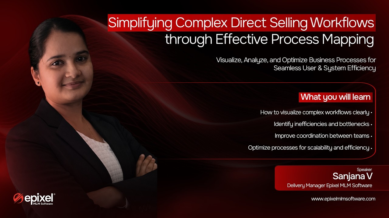 Process Mapping for Direct Selling Workflows |Epixel Webinar Series