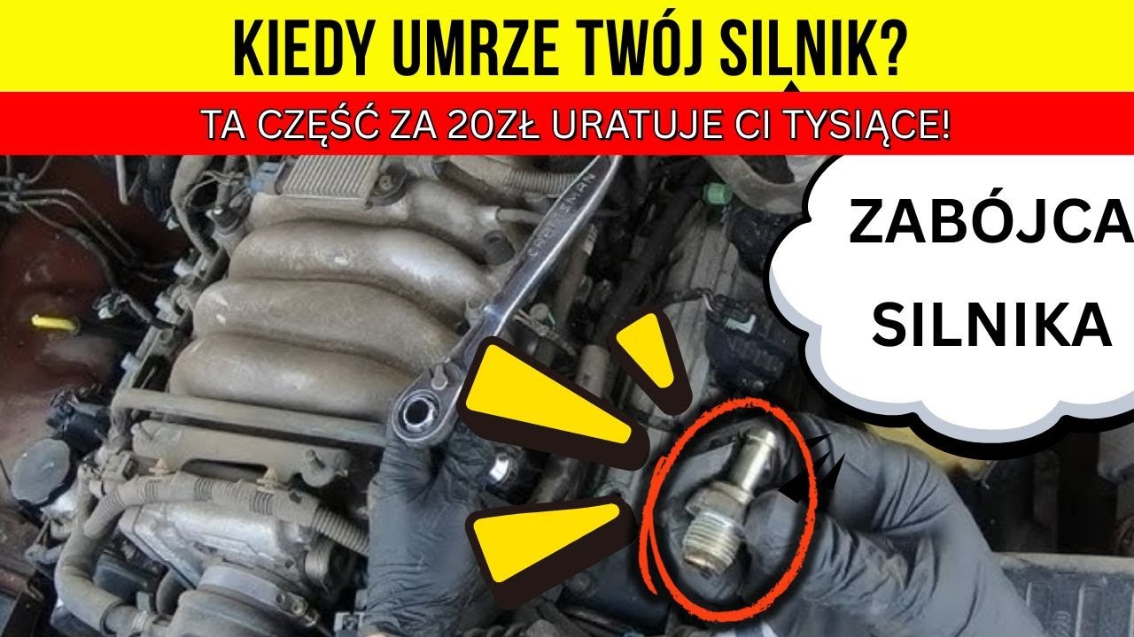 Twój silnik jest SKAZANY NA ŚMIERĆ już w fabryce  Uratuj go częścią za 20zł