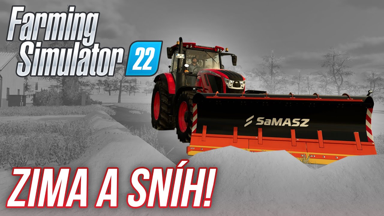 ZIMA A SNÍH! | Farming Simulator 22 #09