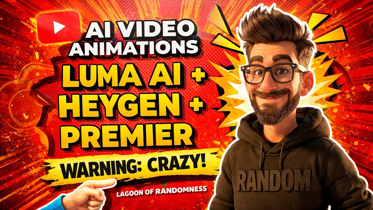 Generate Ai video animations with Luma Ai + HeyGen + Premier - Lagoon of Randomness
