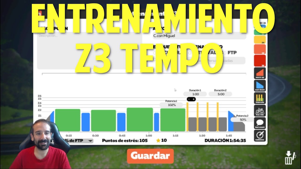 Entrenamiento Z3 Tempo: Ejemplos y ideas para realizarlos