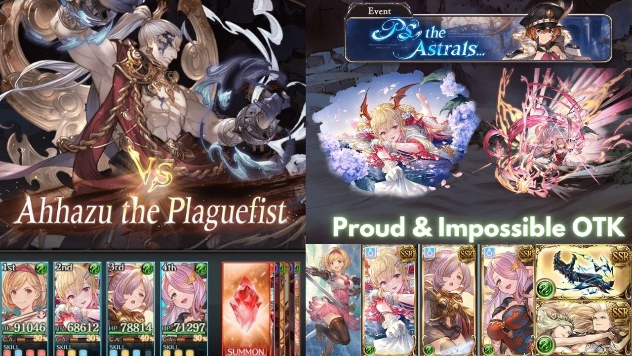 [GBF] PS The Astrals Anniversary Event | Ahazzu Proud & Impossible OTK | [グラブル]