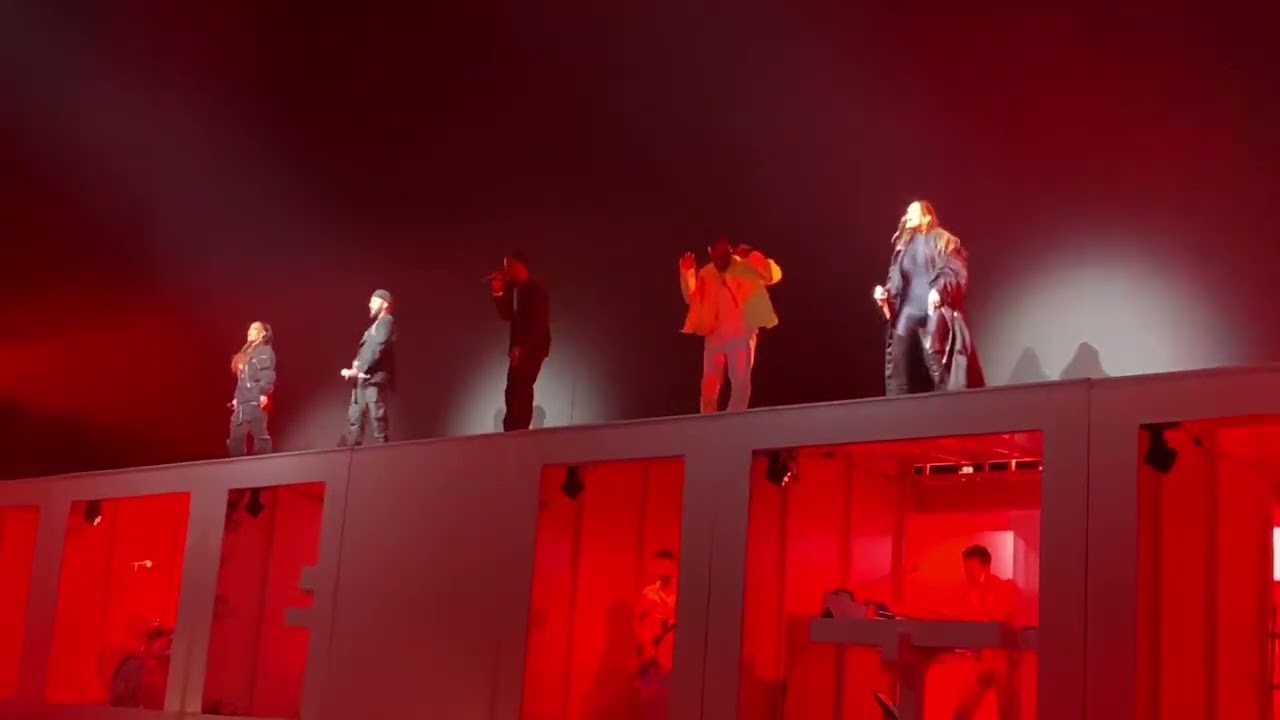 VITAA , SLIMANE, GIMS , DADJU & Amel BENT interprètent #Bellaciao au stade de Lille le 25 juin 2022
