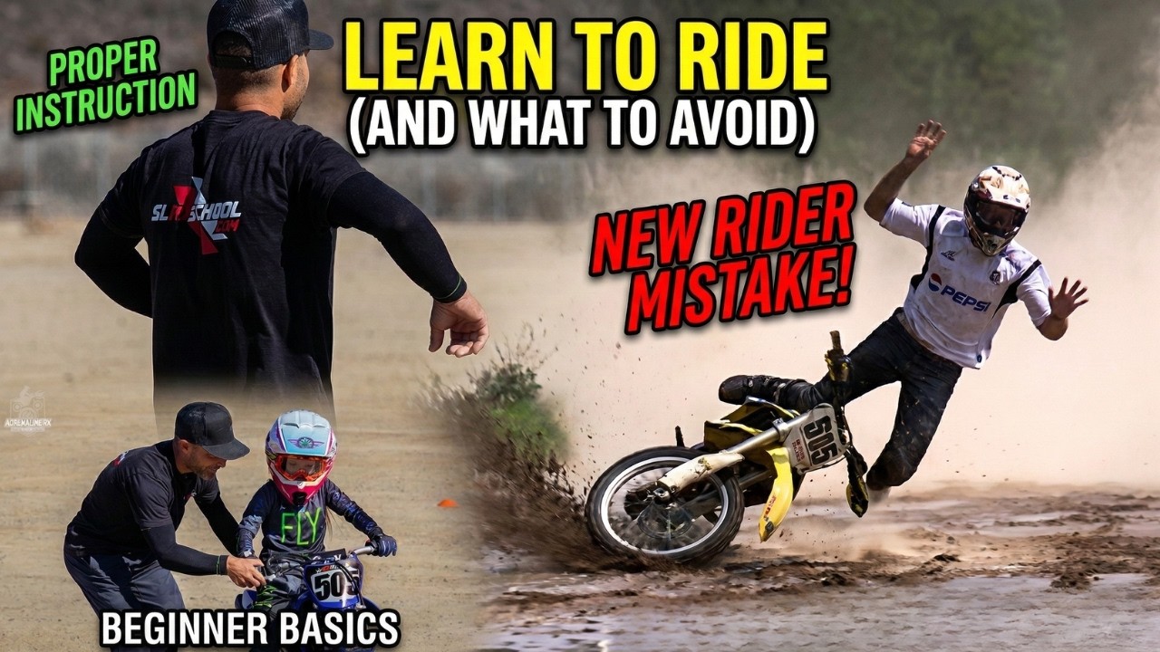 Learn to Ride Dirt Bikes the Right Way (Avoid This Beginner Mistake)
