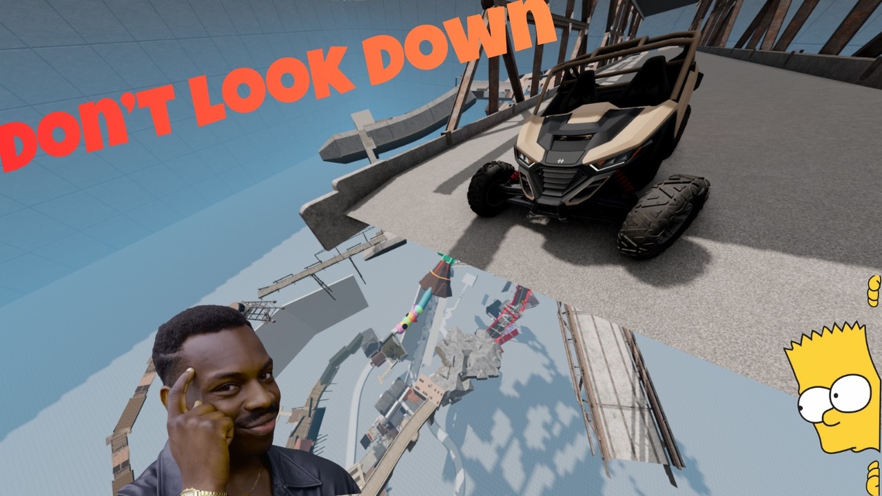 Driving over it but in 4x2 || BeamNG #gamingwithmoonlight07