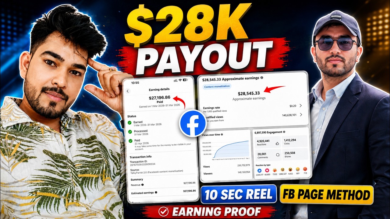 Yunush Made $28,000 From 10-Second Facebook Reels | Content Monetization Breakdown