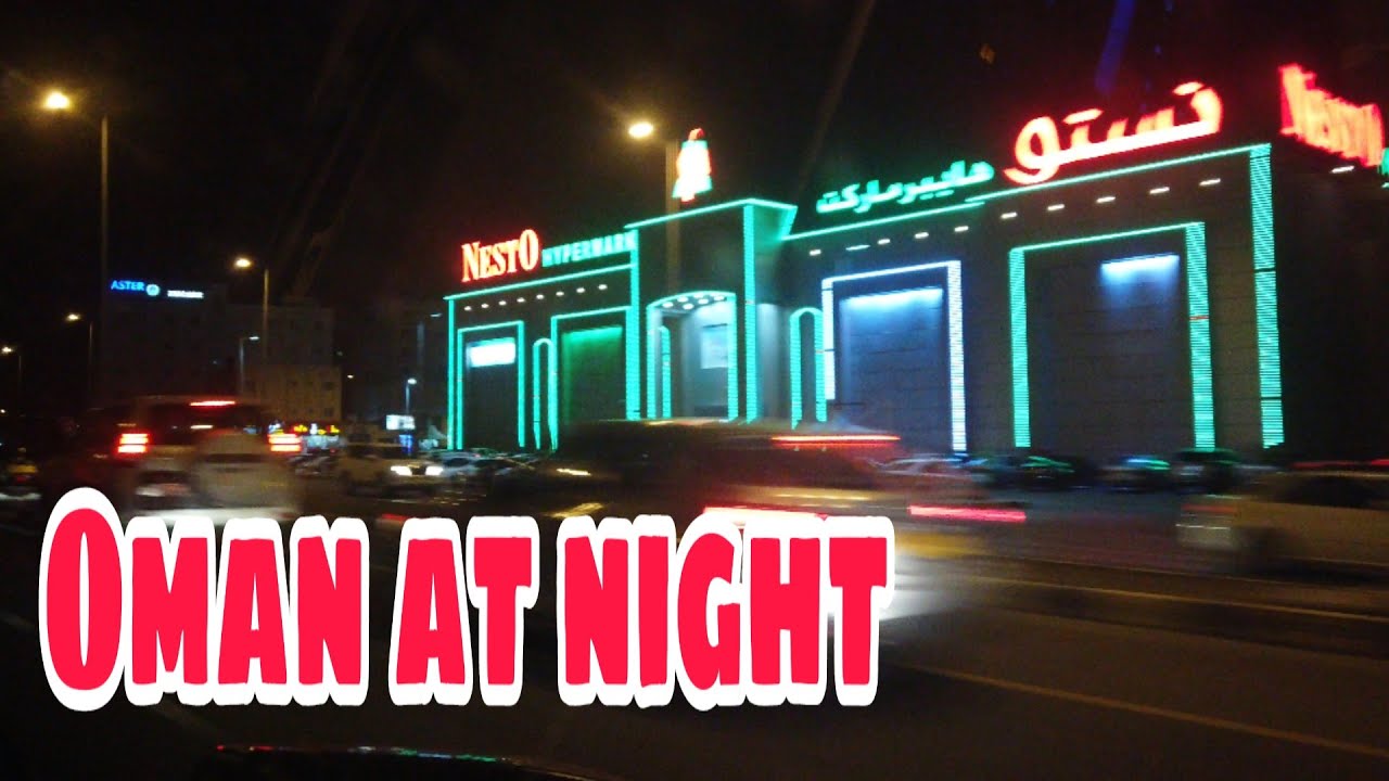 Oman at night | Sohar to Muscat Oman road trip | Pinoy in Oman