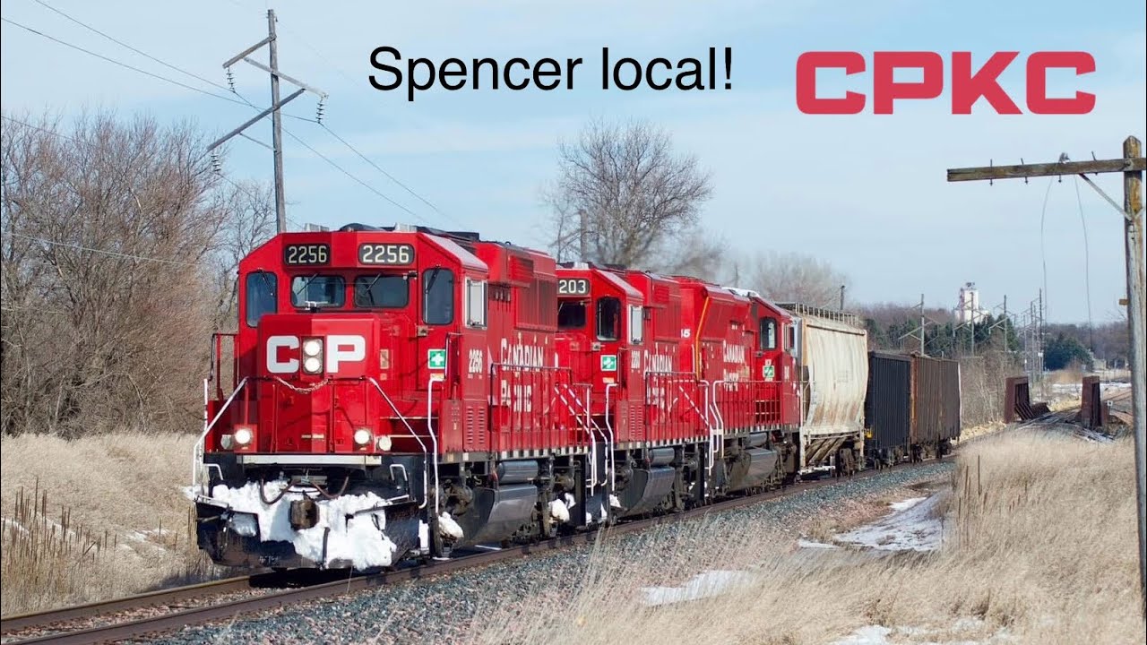A afternoon on the CPKCs K42 local at Spencer Iowa back in March 2025! 