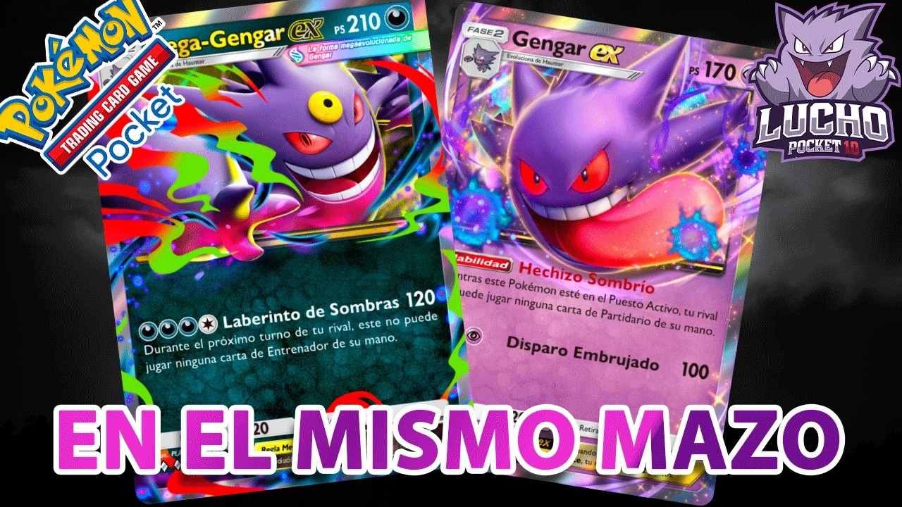 &iexcl;NO PUEDES JUGAR NADA DESDE EL TURNO 2! GENGAR EX y MEGA GENGAR EN EL MISMO MAZO ES ATERRADOR