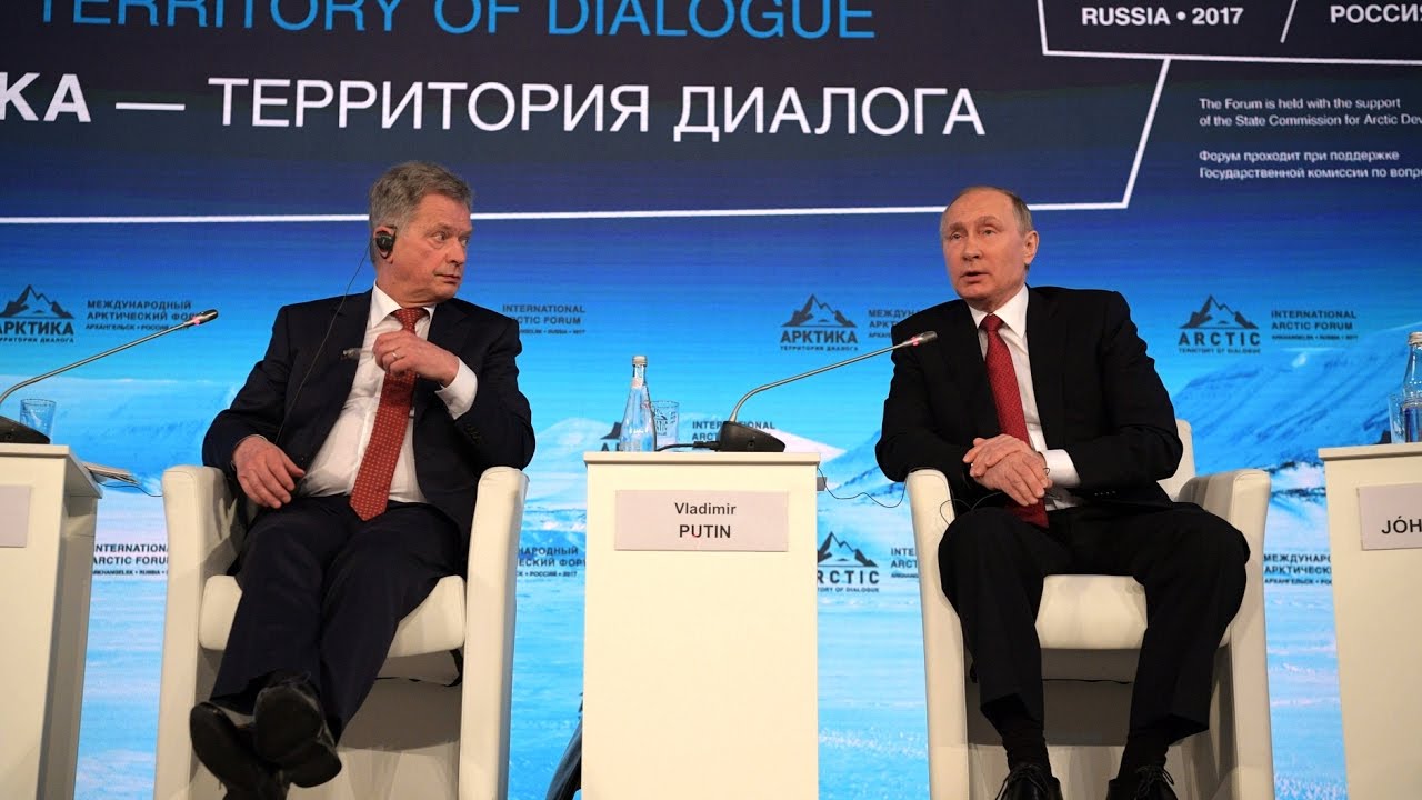 Vladimir Putin. The Arctic: Territory of Dialogue international forum