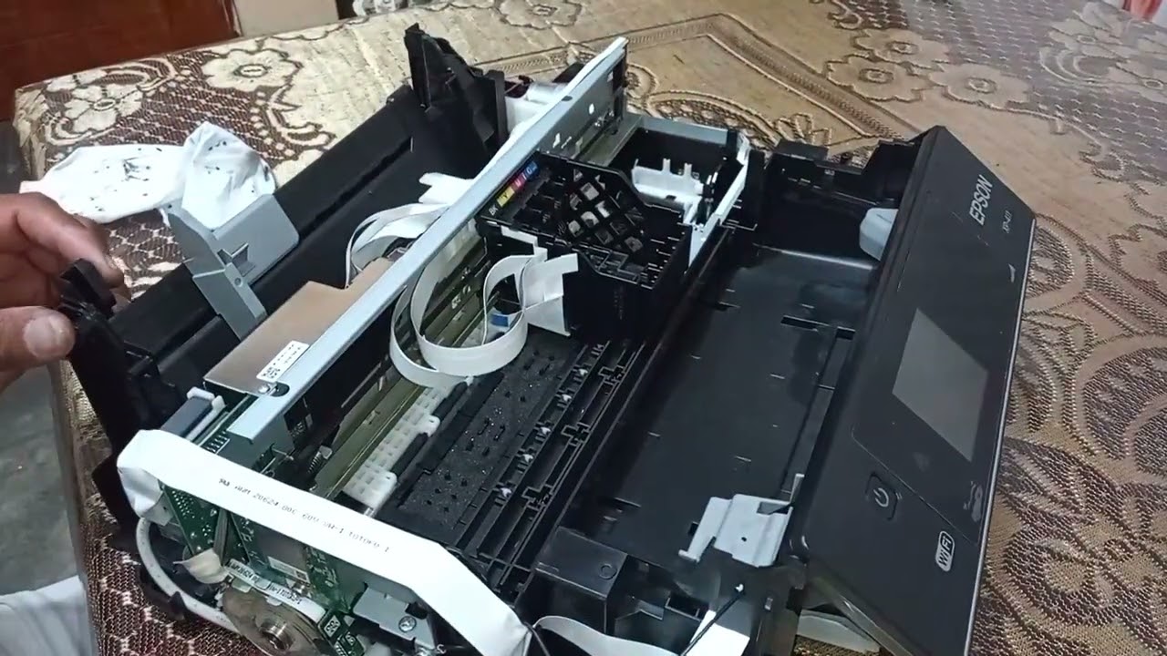EPSON XP-411 Como desarmar limpiar desmontar abrir destapar reparar arreglar