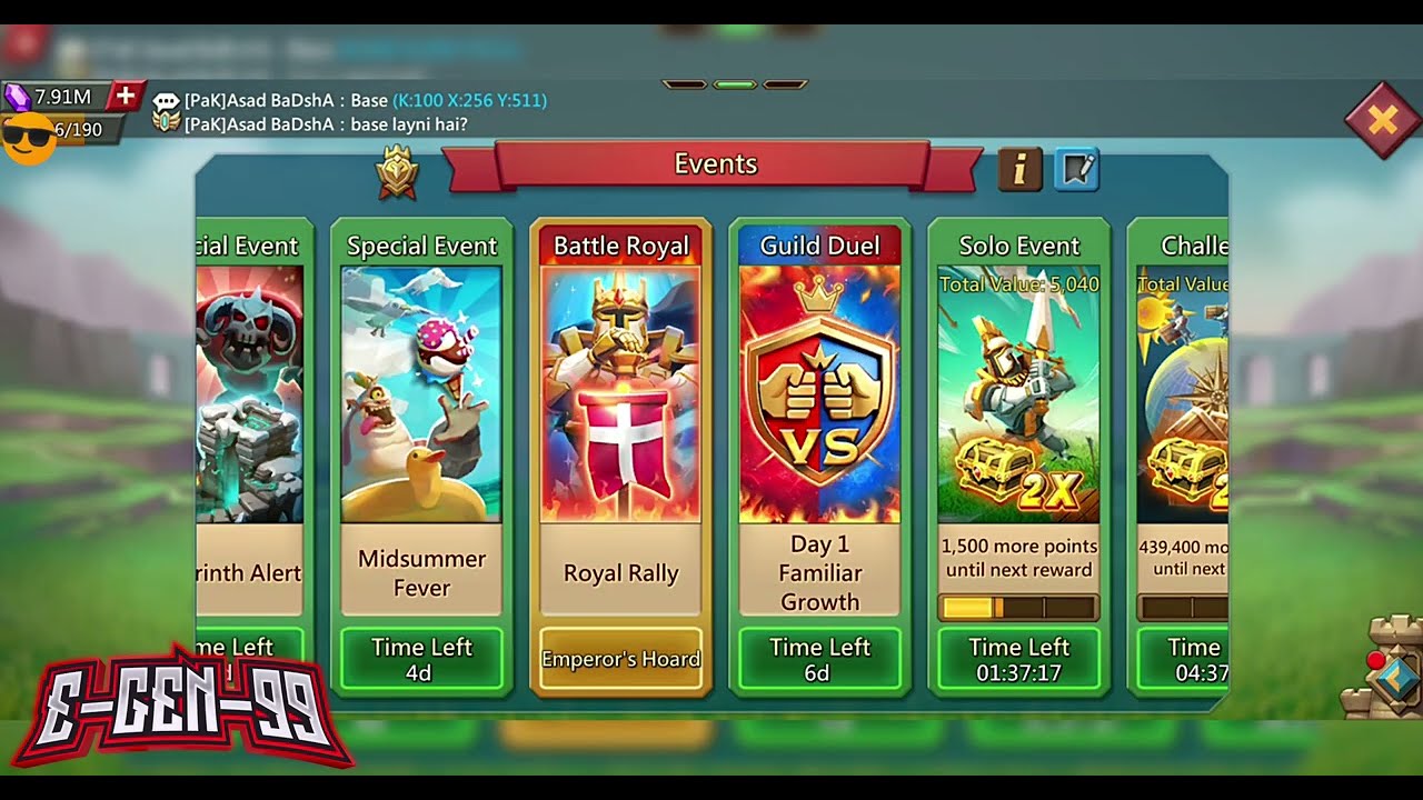 Lords Mobile: Guild Duel & Familiar Growth Event Guide! | Get FREE Rewards!