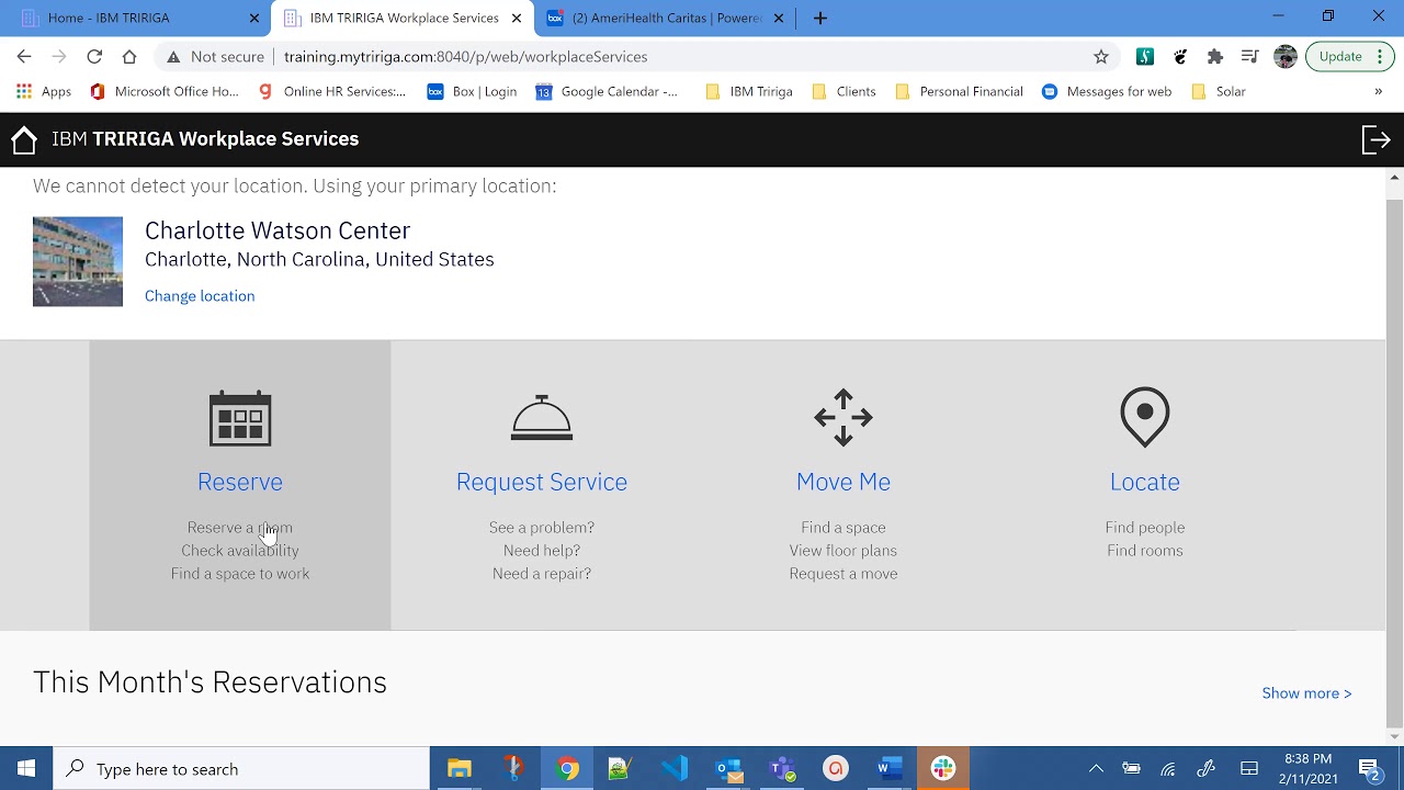 09   IBM TRIRIGA Room Booking Reservation Management