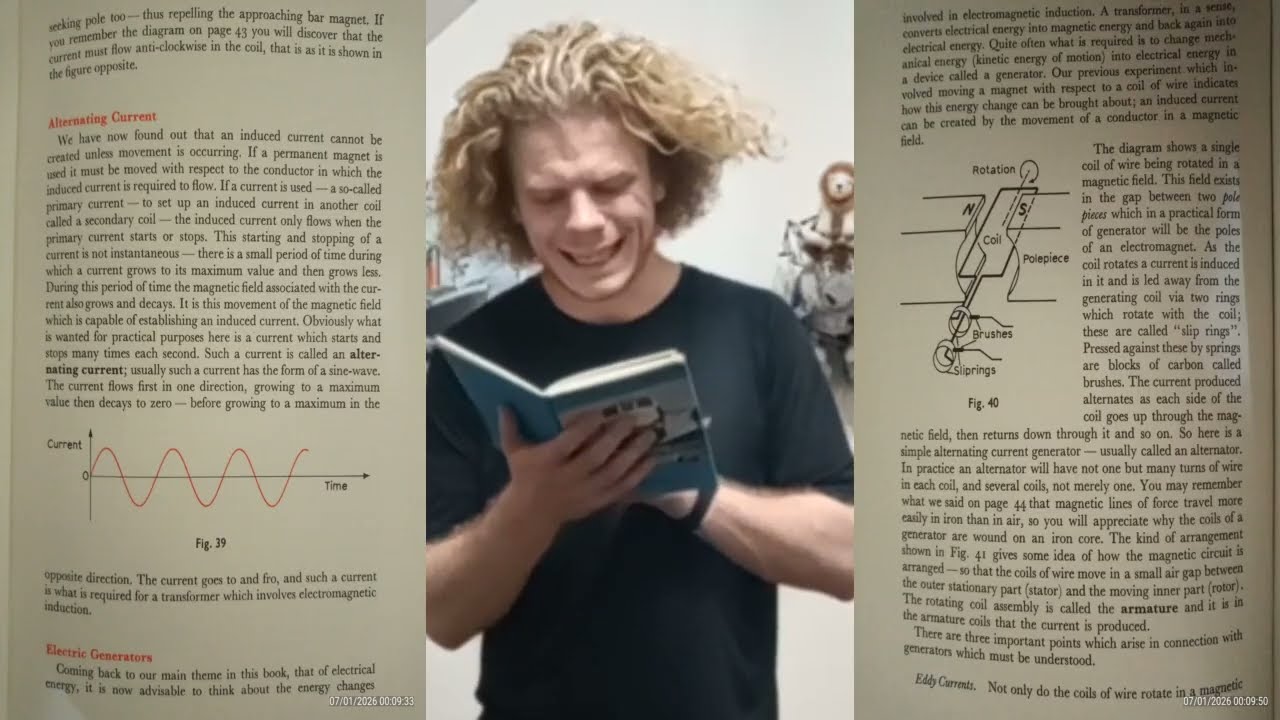 Electrical Engineering Part 35, Electrical Generators, and Standing Yoga, Reg. EGTAHENK