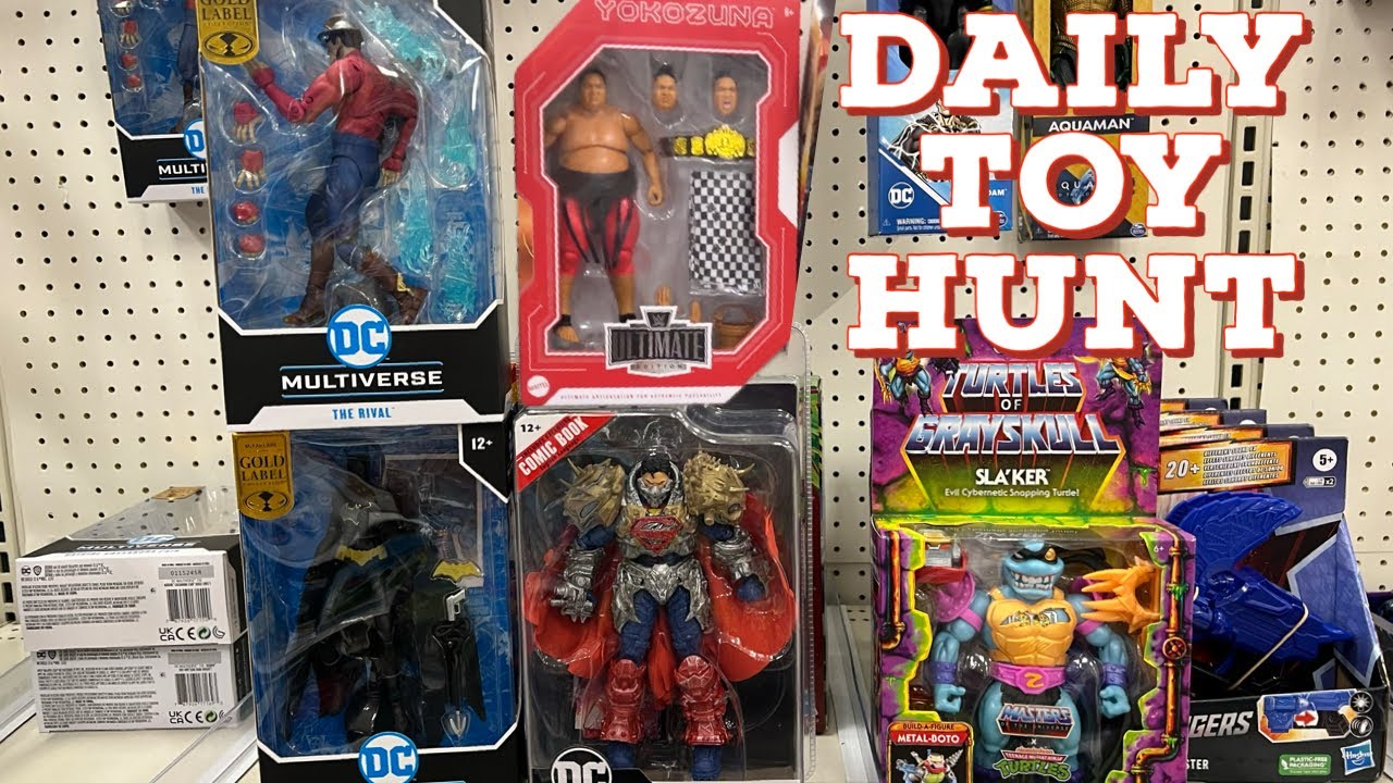 New Wwe figures/ Motu x Tmnt and my haul (daily toy hunt)