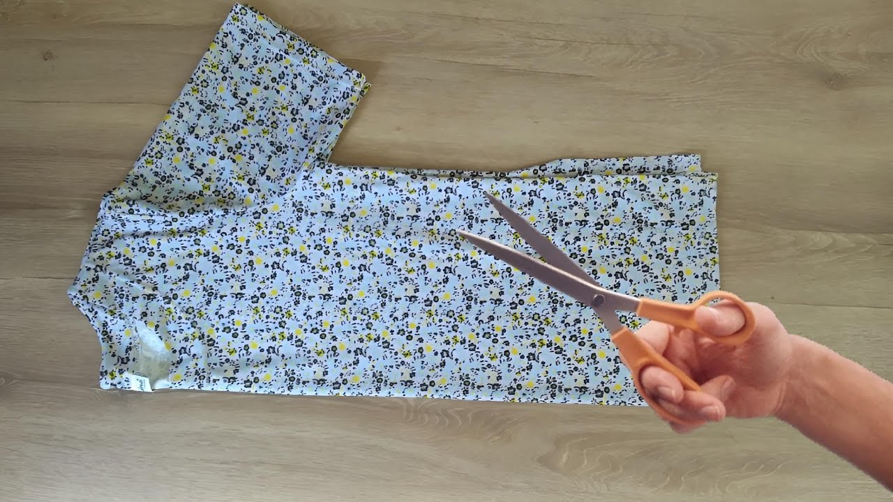 🌺VEJA Que incr&iacute;vel essa transforma&ccedil;&atilde;o de blusa Velha em Nova
