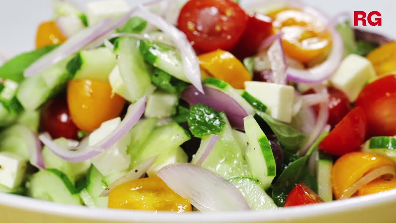RG Fa&ccedil;a Voc&ecirc; Mesmo | Salada grega com os chefs Pedro Benoliel e Elia Schramm