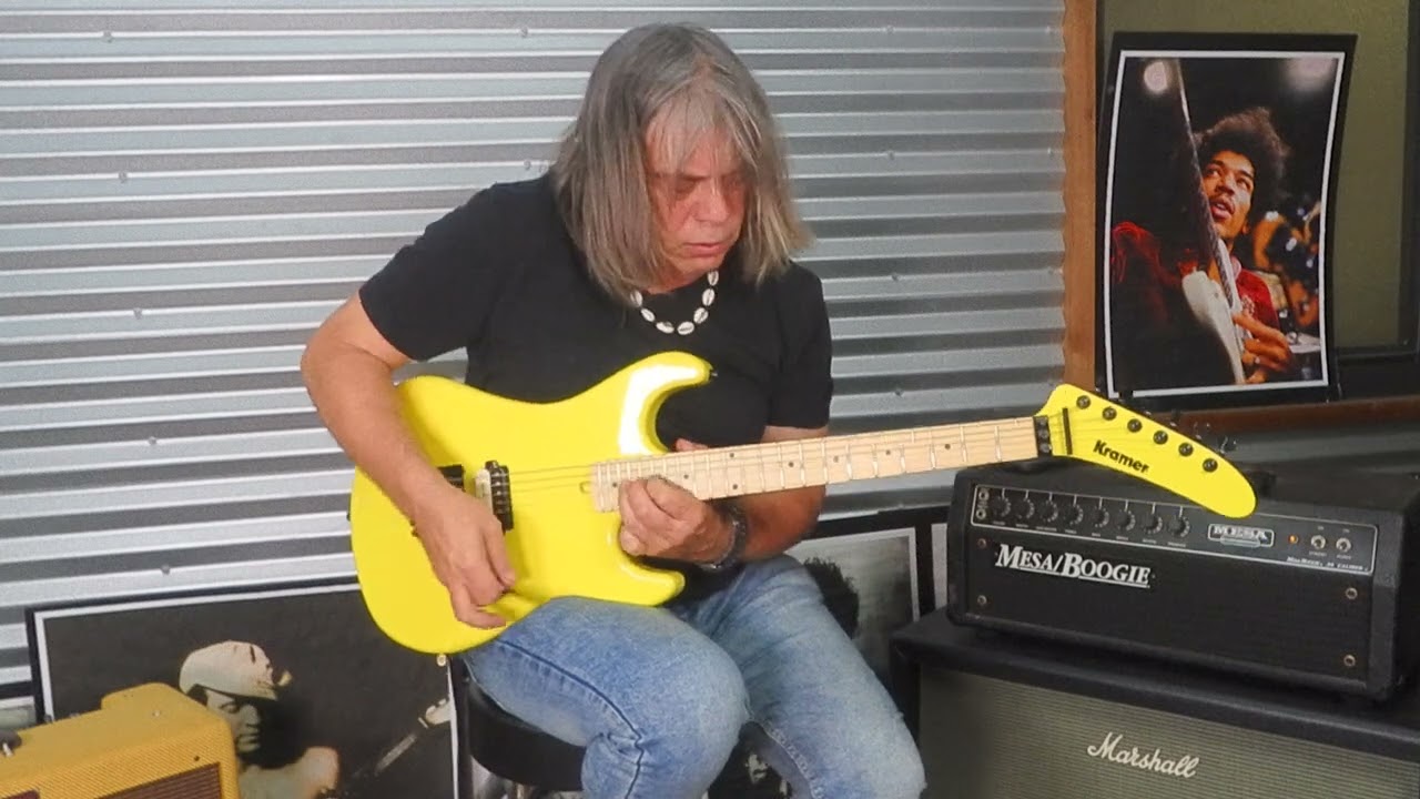2014 Kramer 1984 Barreta Reissue - Banana Yellow - w Deluxe SKB Molded Hard Case