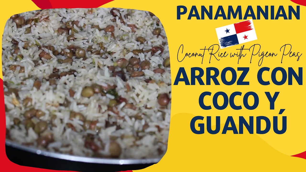 What's for dinner y'all? Panamanian COCONUT RICE with PIGEON PEAS...😋😋😋 ARROZ CON COCO Y GUANDU