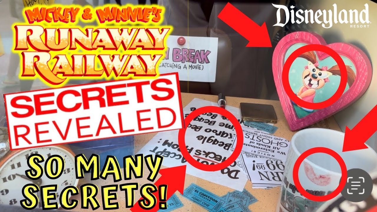 SHOCKING SECRETS of Mickey & Minnie’s Runaway Railway NO ONE Is Talking About! Disneyland REVEALED!