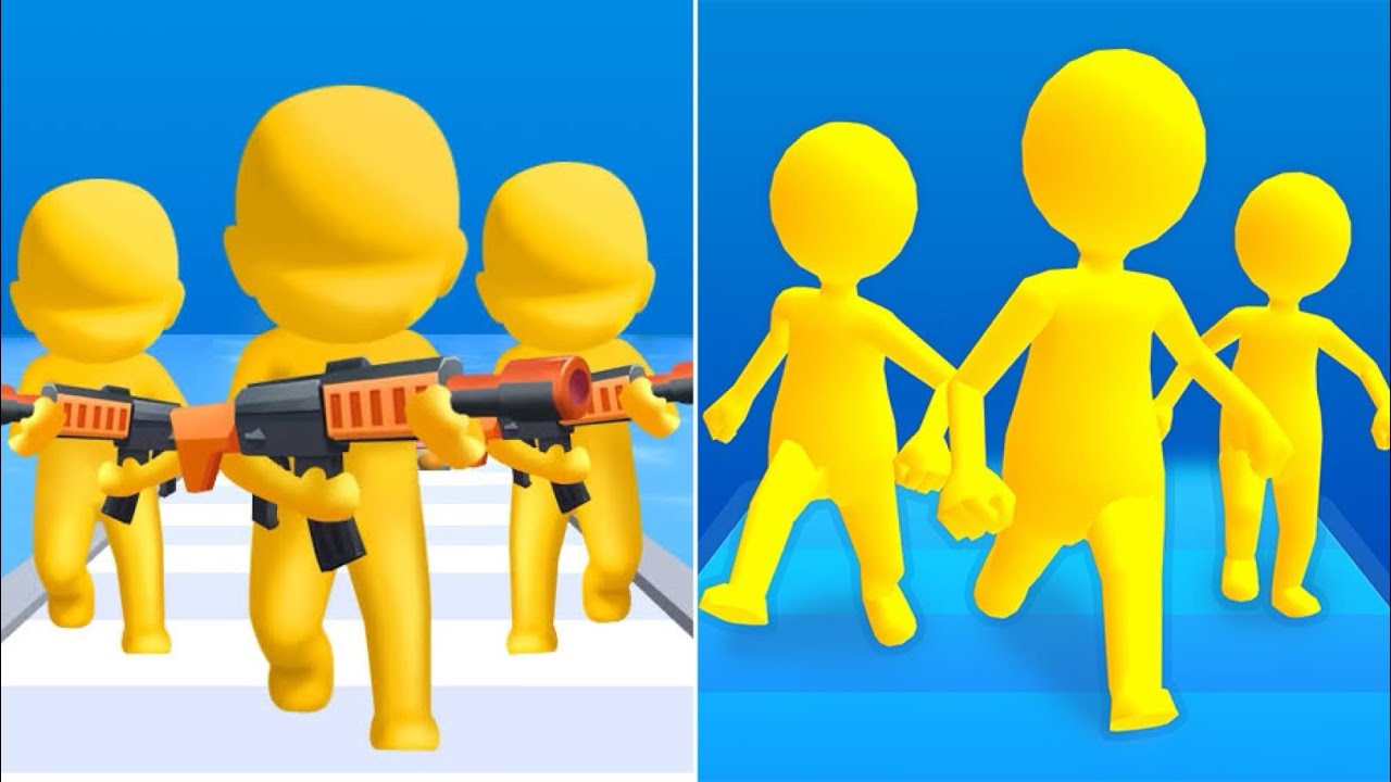 Gun Clash 3D Vs Join Clash 3D🟥🟨🟥All Walkthrough Android/IOS Gameplay H1A