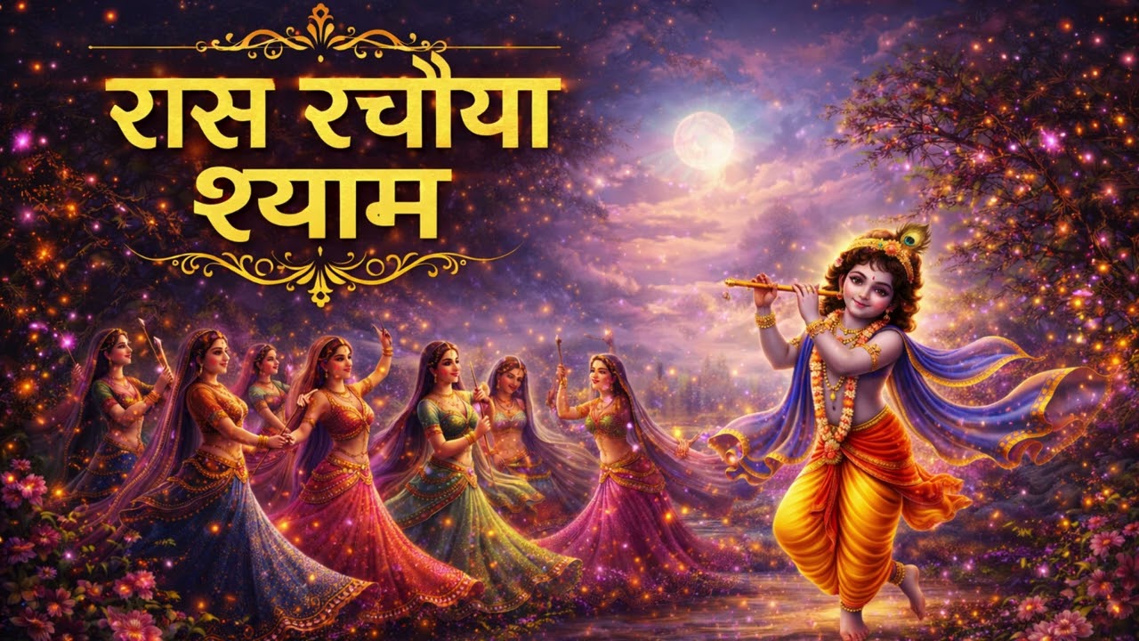 रास रचैया श्याम (Raas Rachaiya Shyam) 🌸✨ | Krishna Bhajan | कृष्ण भजन