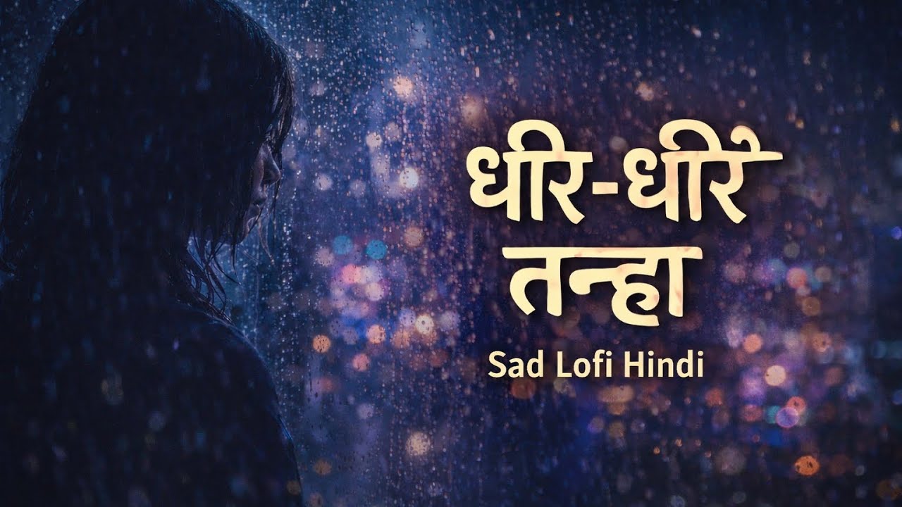 धीरे-धीरे तन्हा | Hindi sad lofi song #NewHindiSong#OriginalLyrics#SadLofi#EmotionalSong