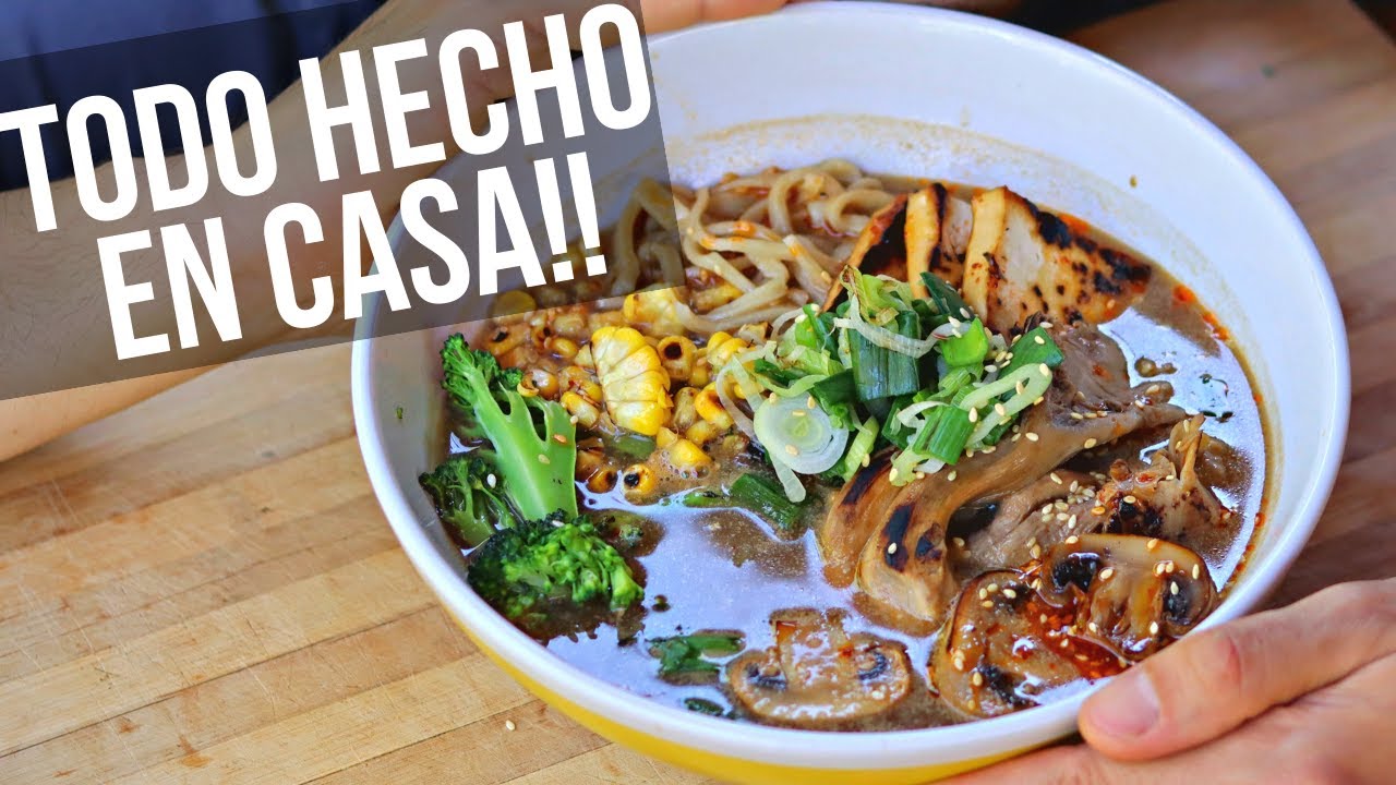 Ramen vegano, simple y en casa DESDE CERO