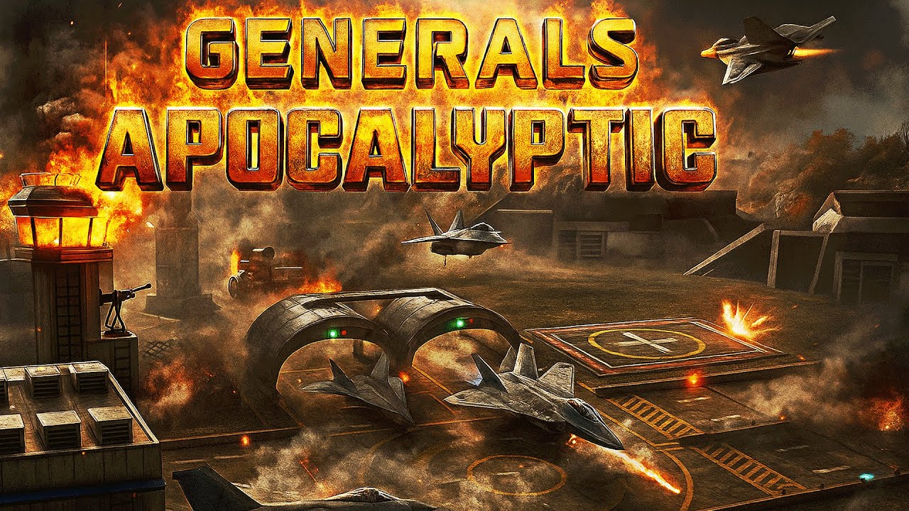 USA Supreme + AURORA NUKE против 7 USA Super - Command & Conquer Generals Apocalyptic
