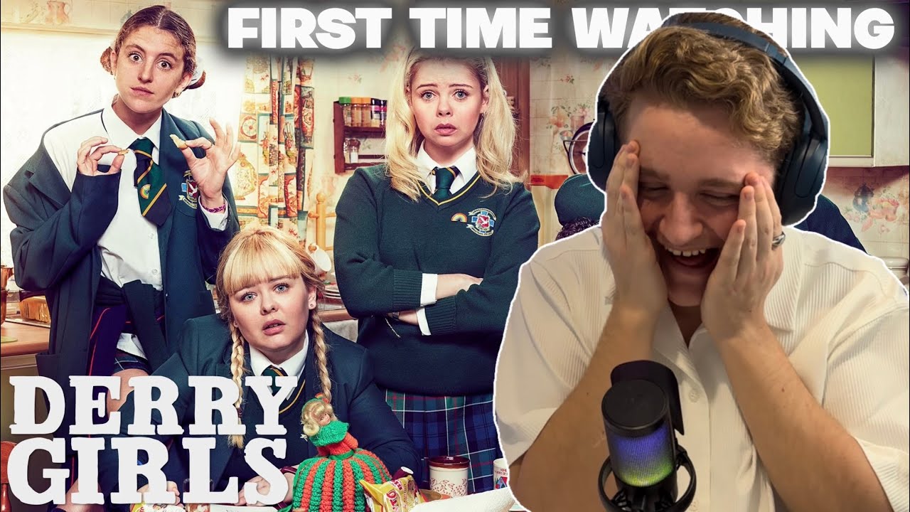 Я впервые посмотрела «Девчонки из Дерри» | Комедийный сериал РЕАКЦИЯ | Британские часы