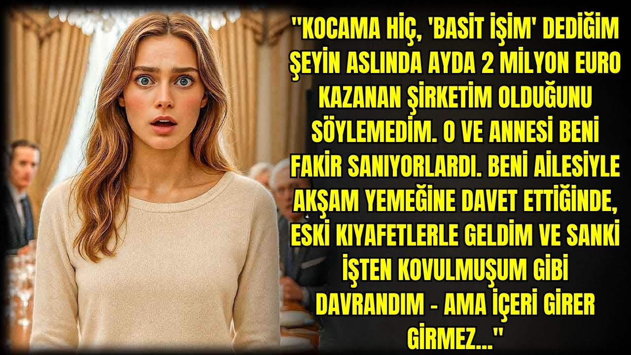 Zengin ailesiyle tanıştığımda fakir gibi davrandım   ama içeri girdiğimde herkes dondu kaldı!