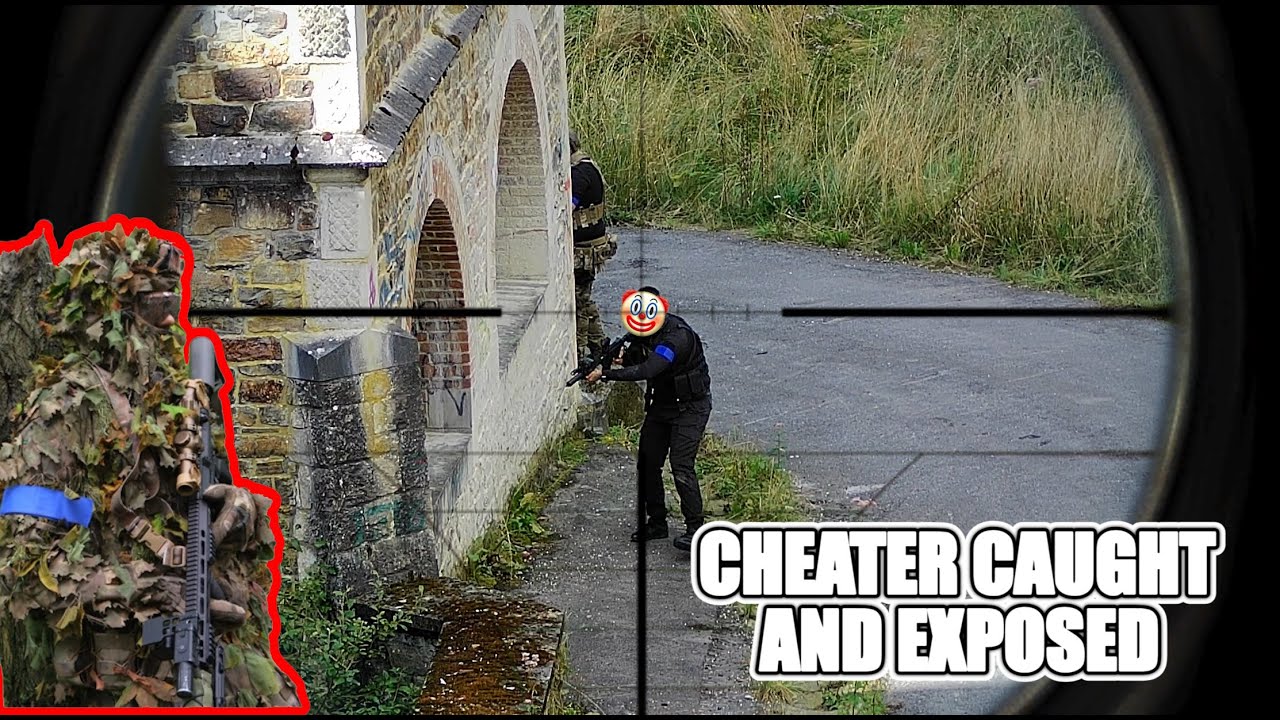 TwinAirsoft - Cheater VS 6 HITS !? - Wolvenstein Sniper Action