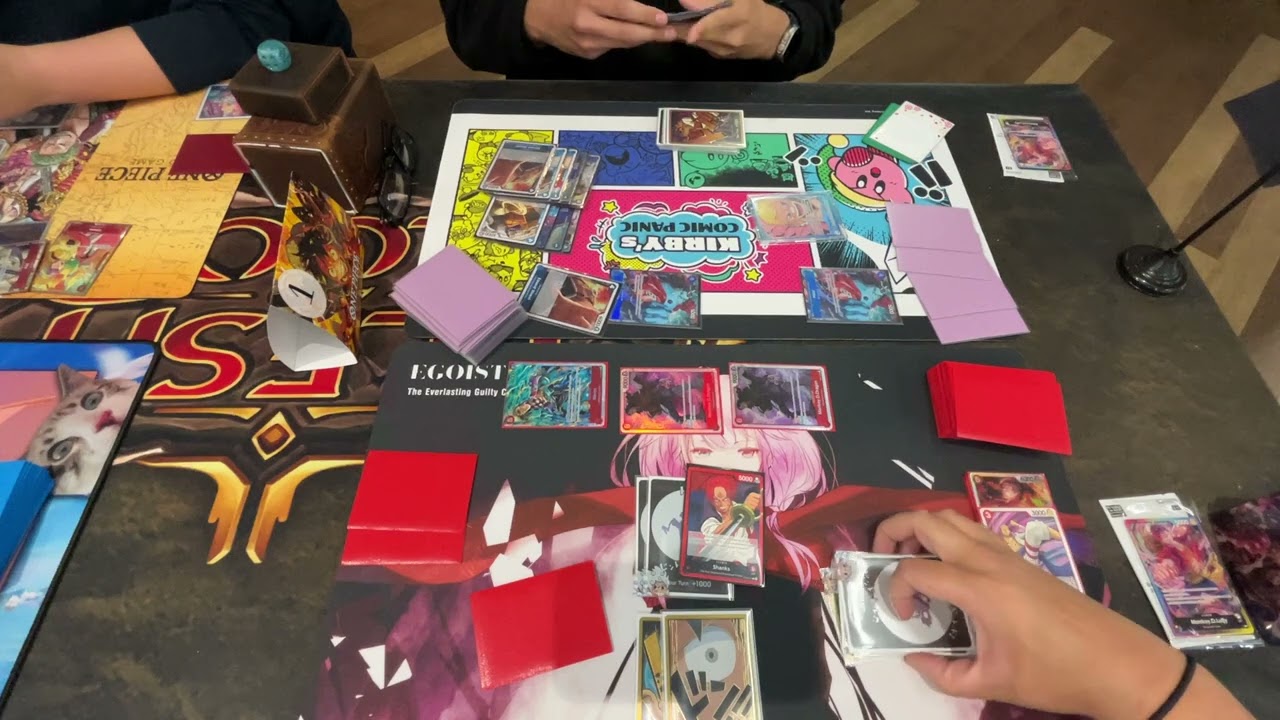 (OP09) Shanks vs Blue Doflamingo! Brute Force 2nd Anni Event Round 1! One Piece TCG POV