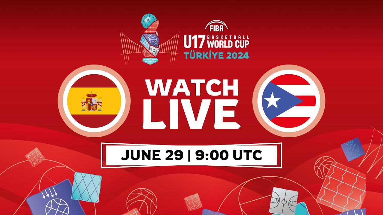 Group Phase | Spain v Puerto Rico | Full Basketball Game | FIBA U17 Basketball World Cup 2024