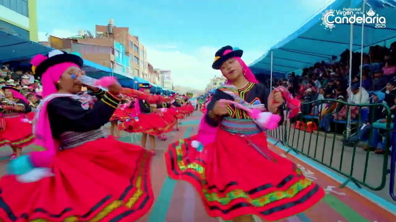 Sikuris VIENTO ANDINO NUEVA ERA SANTA LUCIA LAMPA - PARADA ✨ Candelaria 2025 ✨ PUNO