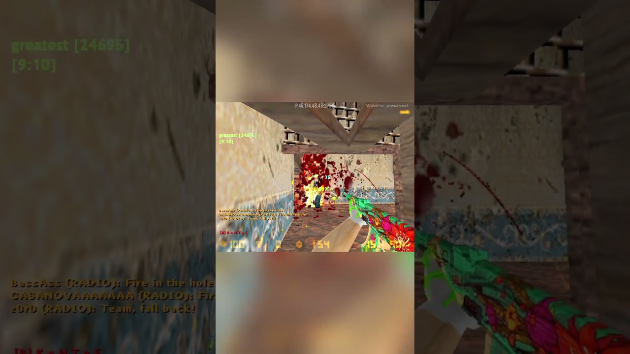 ZMRush.net #1 - [Biohazard] IP 46.174.48.48:27218 #zmonox #zmrush #biohazard #cs16