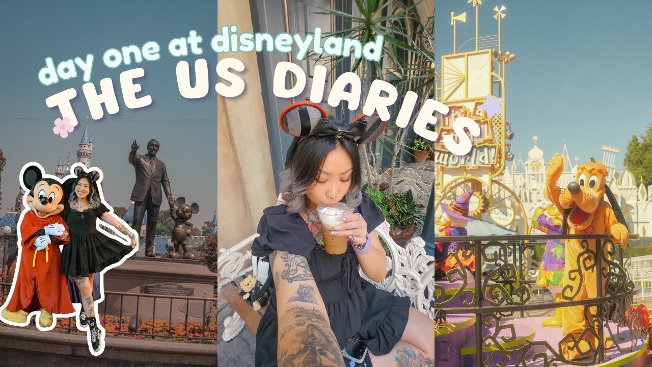 solo day at disneyland anaheim, meeting vader, haunted mansion holiday 🏰 us diaries