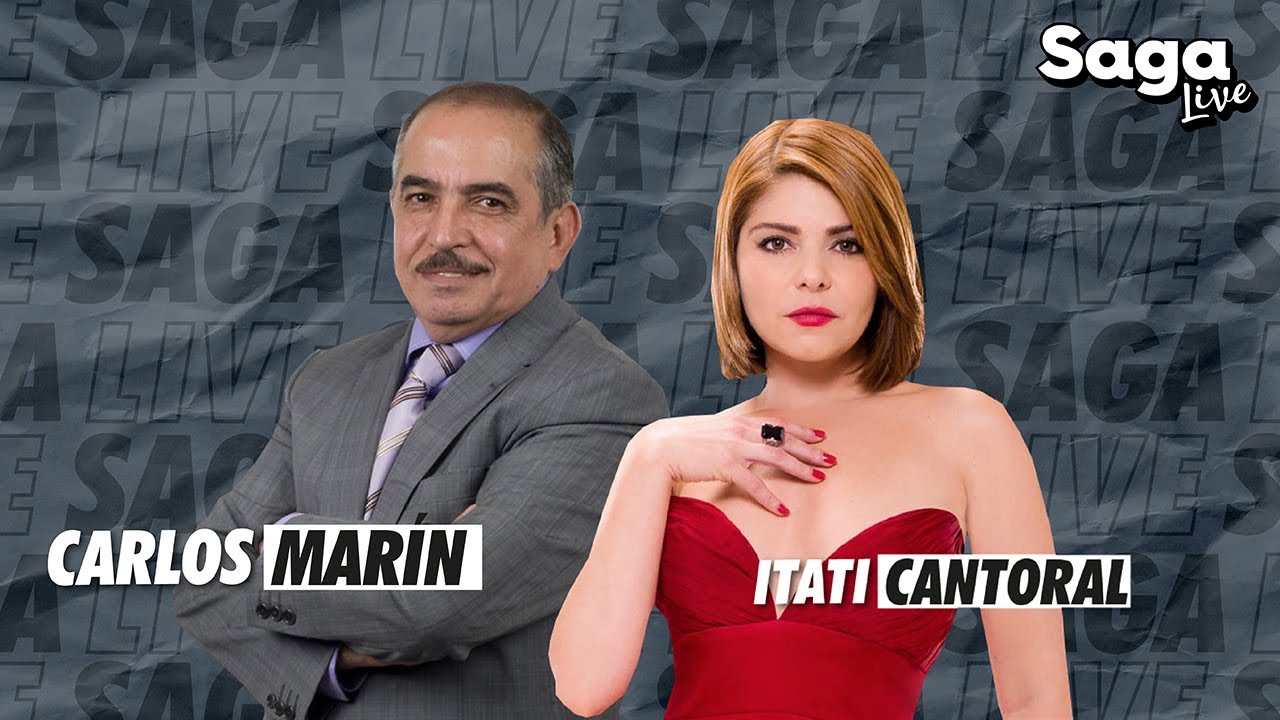 Itatí Cantoral y Carlos Marín con Adela Micha