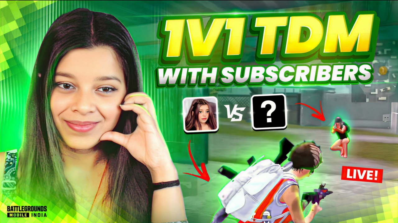 🔴1v1 TDM With Subscribers 😈 | BGMI 4.3 + Classic Gameplay | Girl Gamer #pubgmobile #bgmi #girlgamer